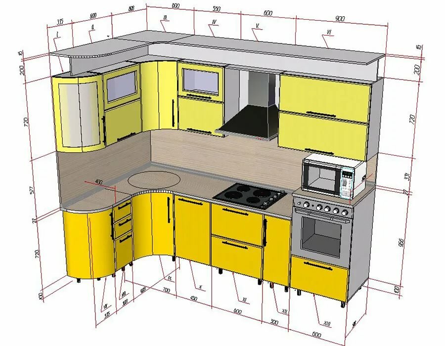 Как сделать дизайн проект кухни самостоятельно