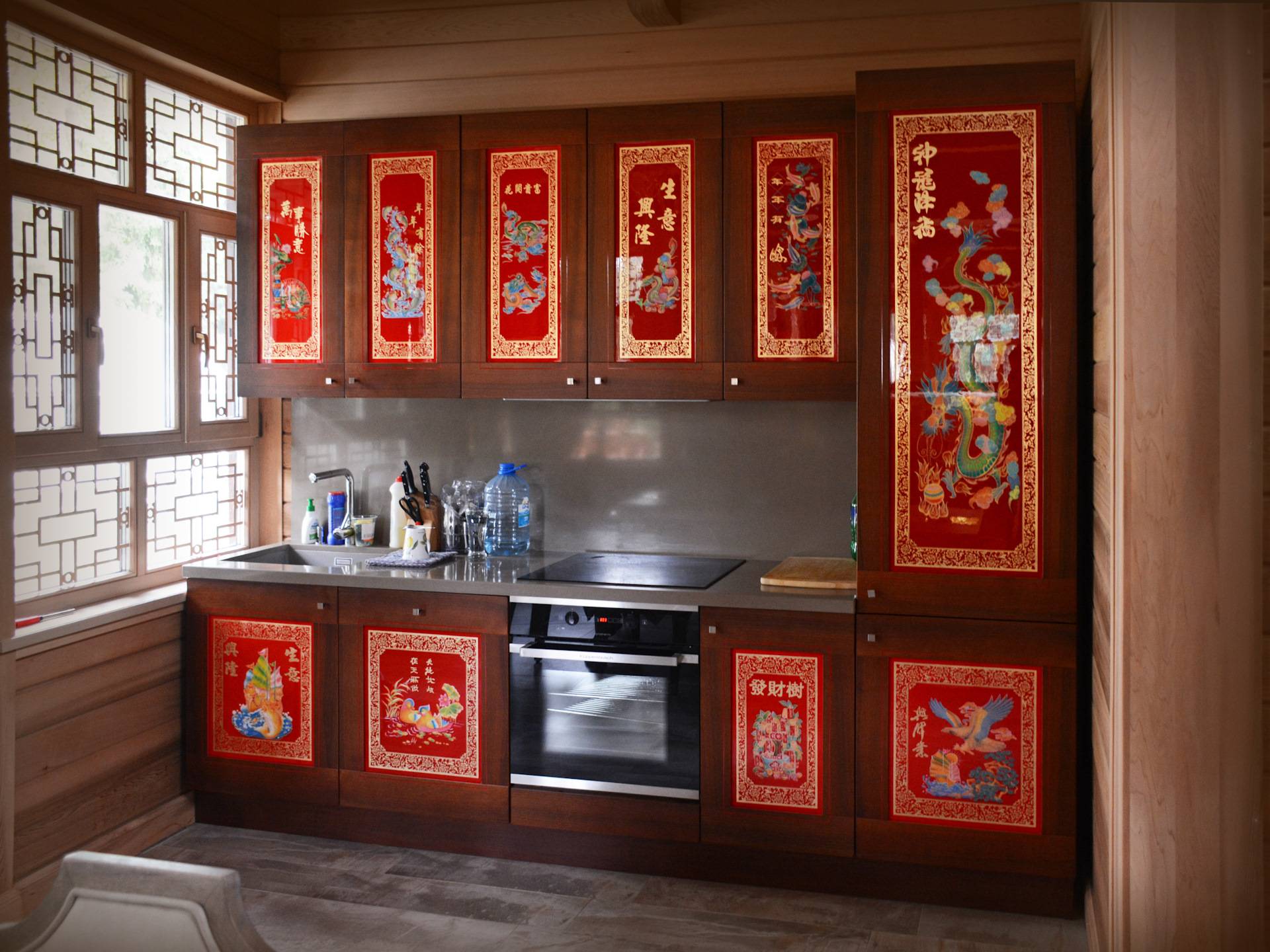 Кухня в китайском стиле фото