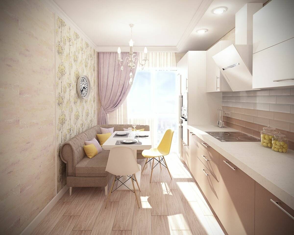 Кухня 11 кв. м. - фото новинок дизайна, планировка, зонирование, правила расстановки мебеливарианты планировки и дизайна