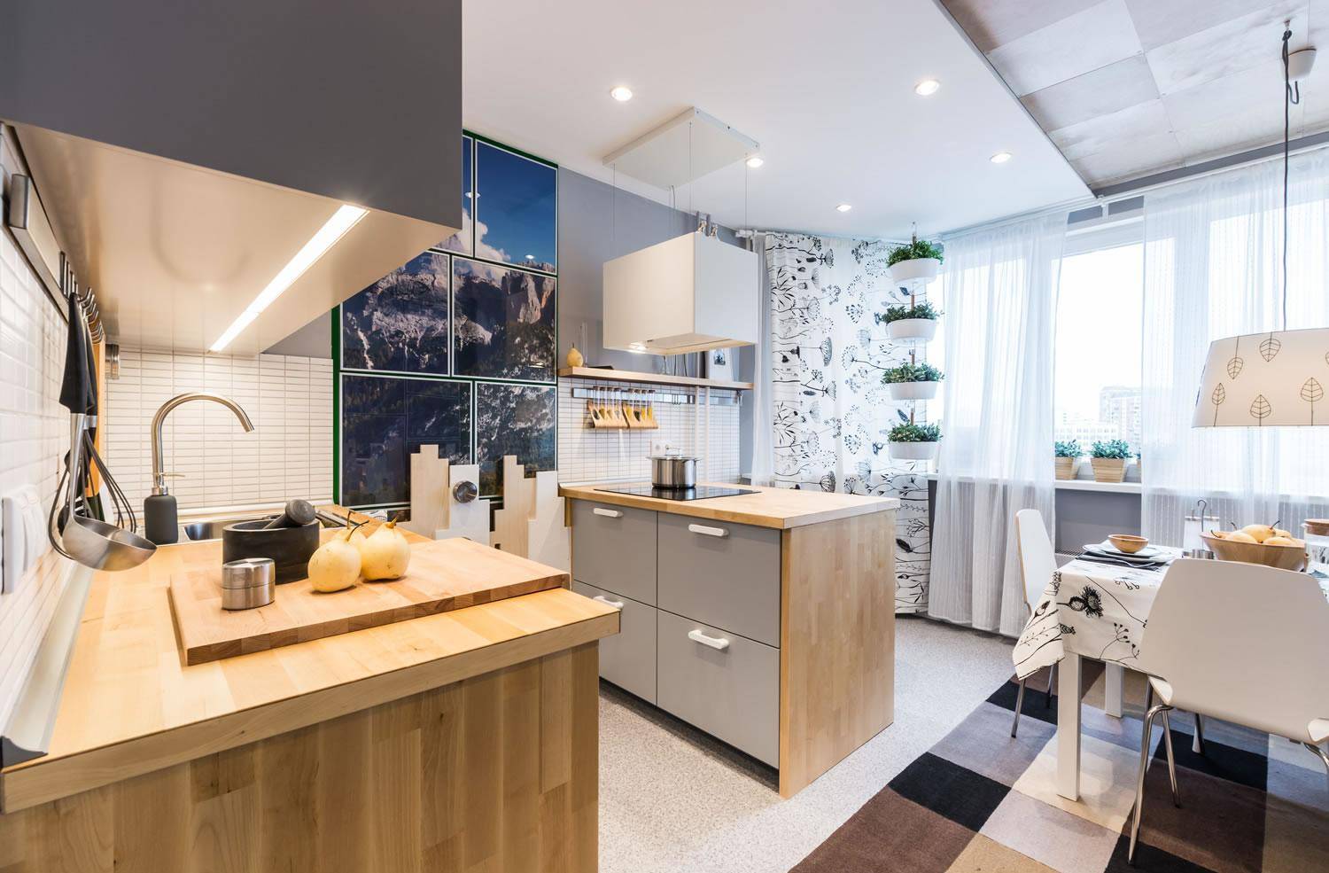 Кухня 14 кв. м. (150 фото) - обзор лучших идей планировки, дизайна и зонирования в кухне