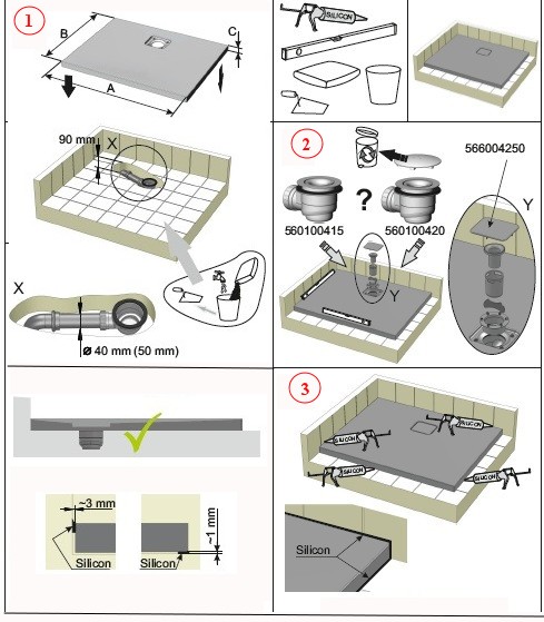 Тонкости установки душевых поддонов | онлайн-журнал о ремонте и дизайне