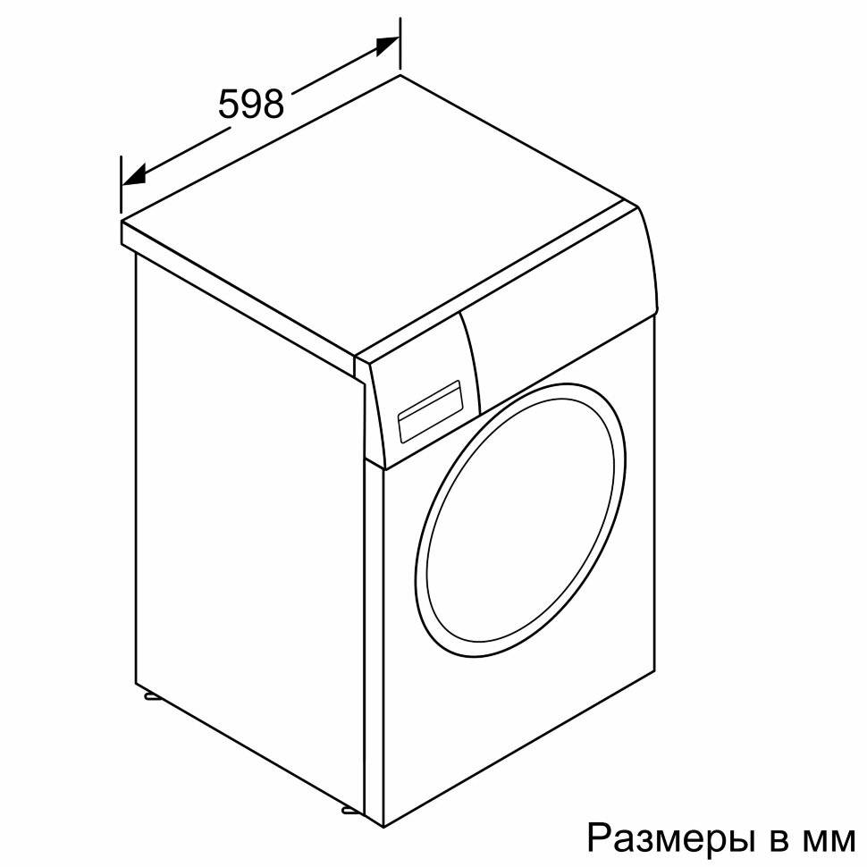 Размеры стиральной машины