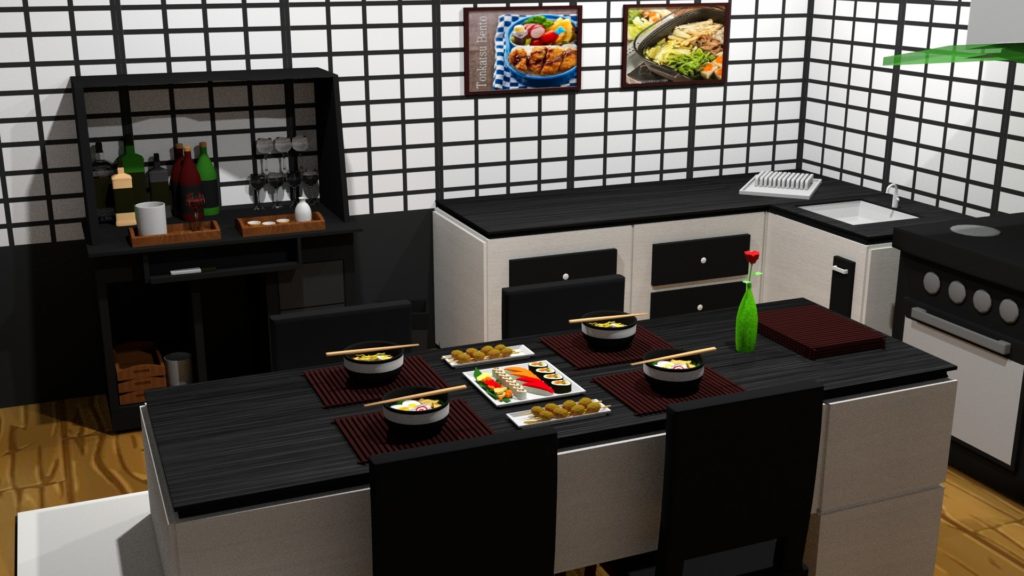 Кухня в японском стиле от отделки до декора (30 фото)