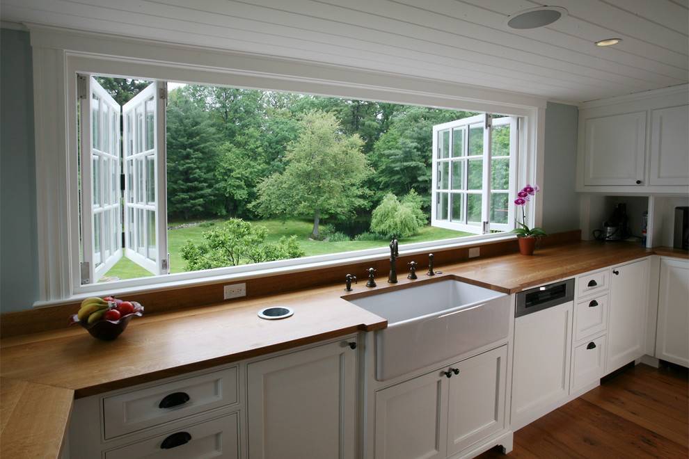 Кухня с окном - 80 фото лучших идей стильного дизайна