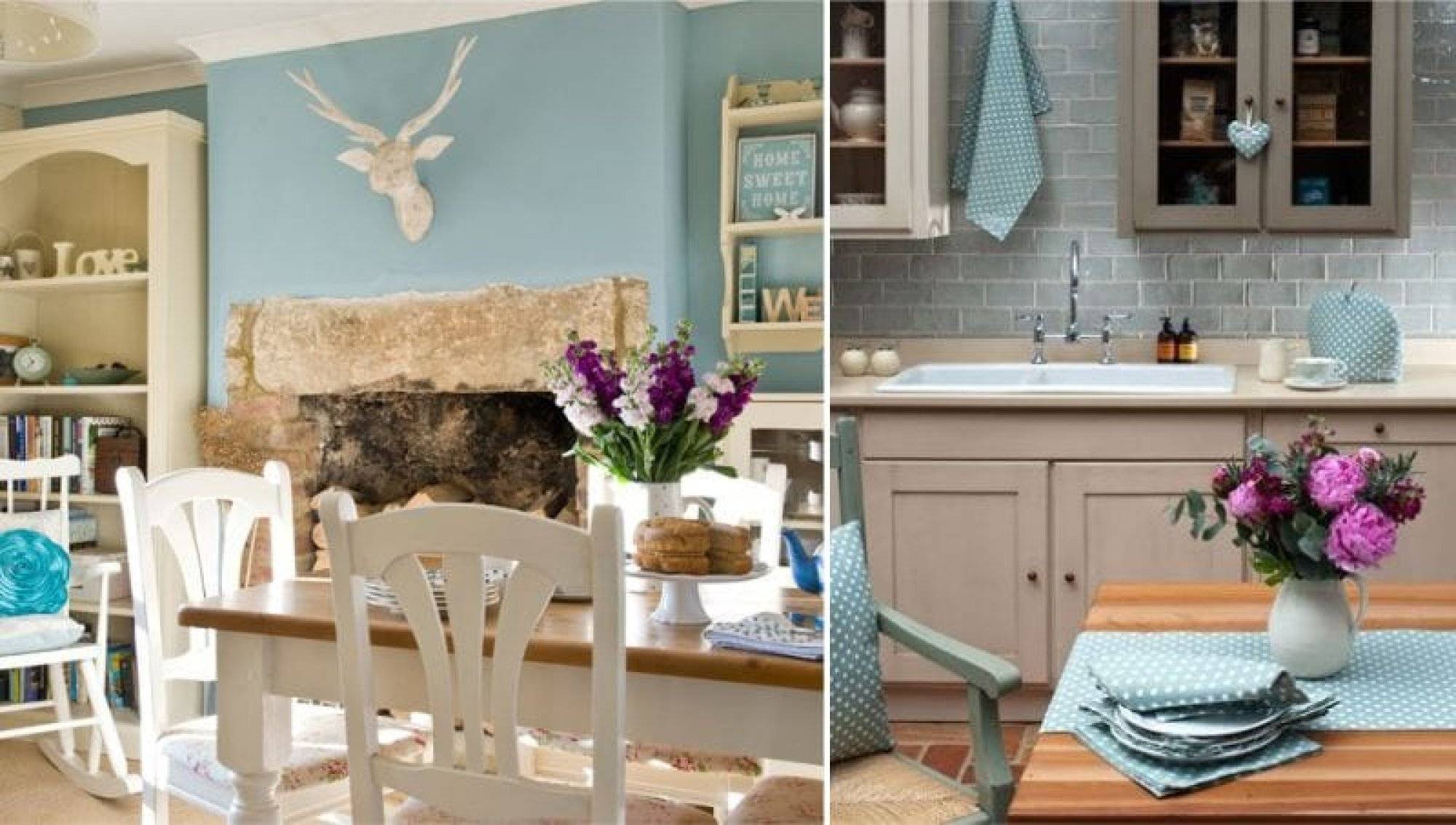 Кухня в голубом цвете - 70 фото лучших новинок уютного дизайна