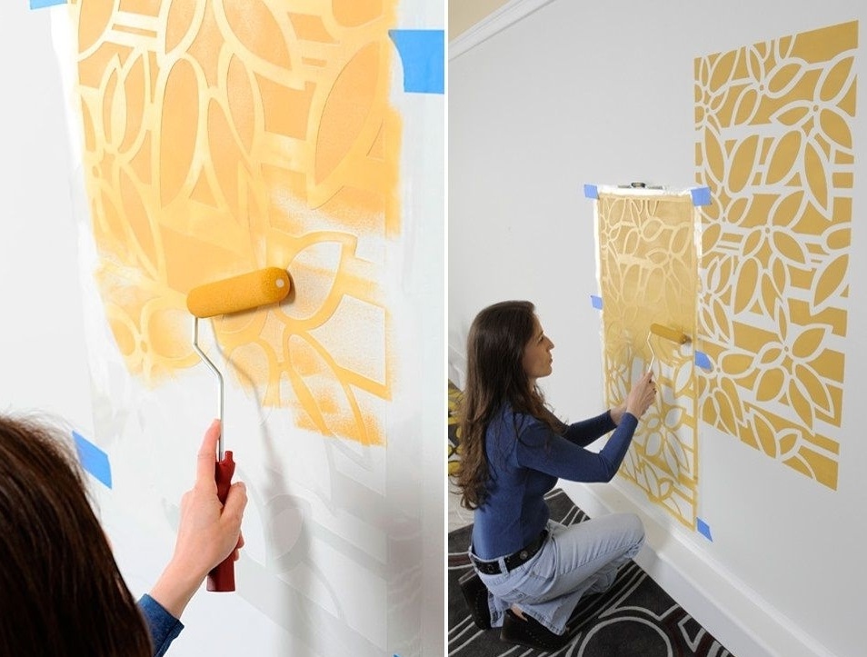 Как сделать своими руками трафареты для покраски стен? | онлайн-журнал о ремонте и дизайне