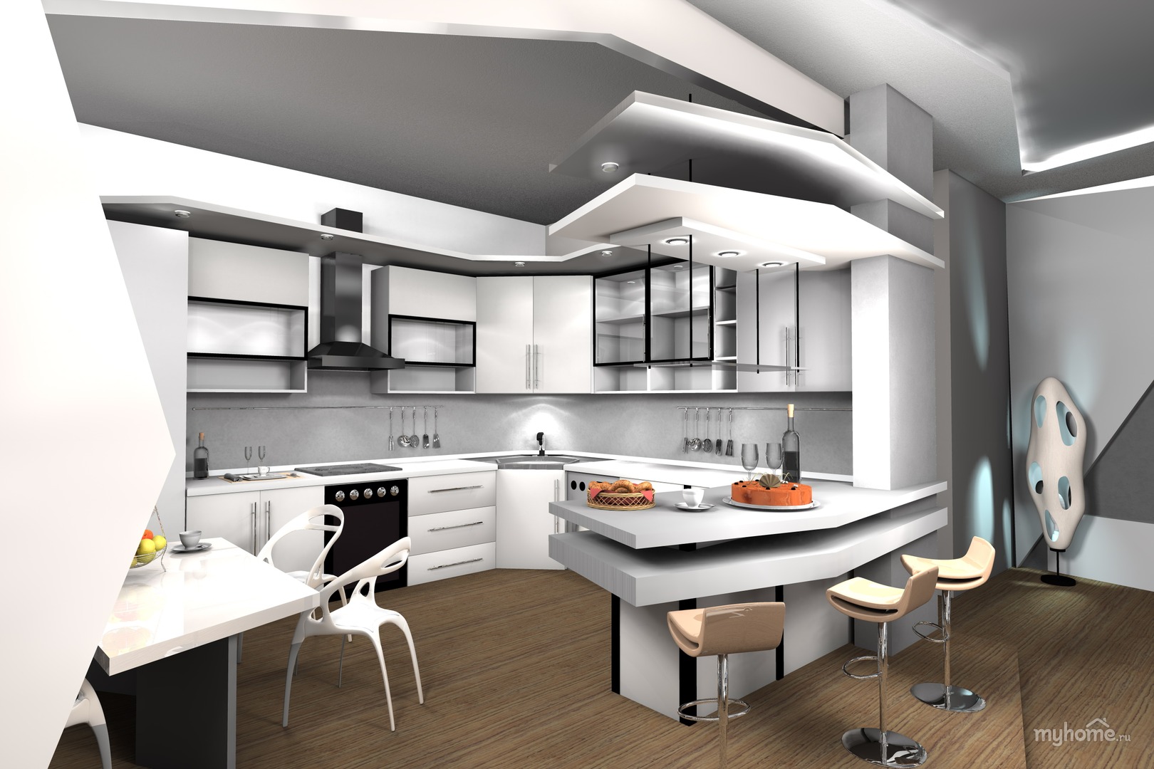 90+ фото классического стиля в интерьере кухни в 2022 году