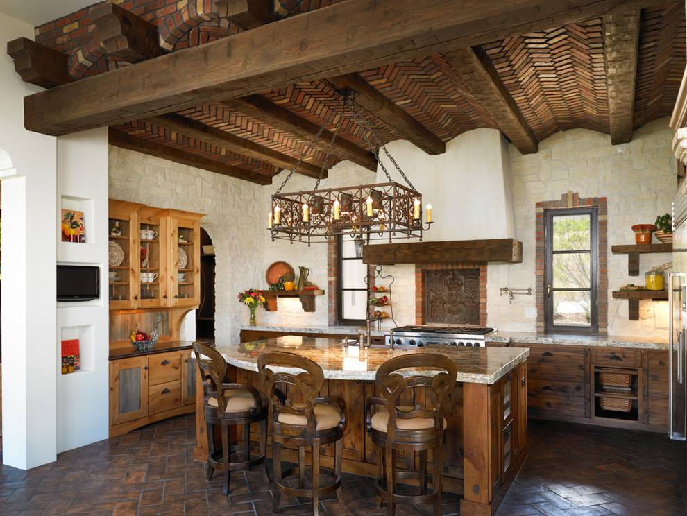 Кухня в старинном стиле дизайн фото