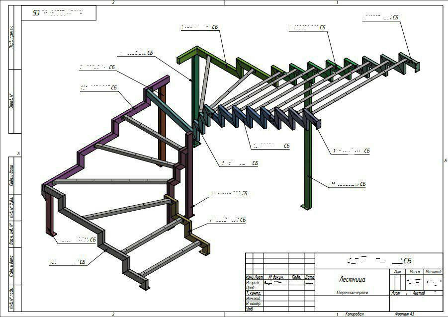 Лестницы из металла: характеристики, разновидности, инструкция по изготовлению