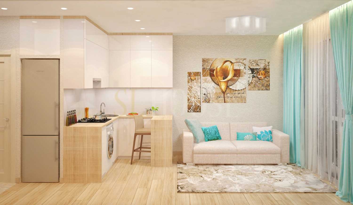 Дизайн кухни 14 кв м с диваном и телевизором: фото идей