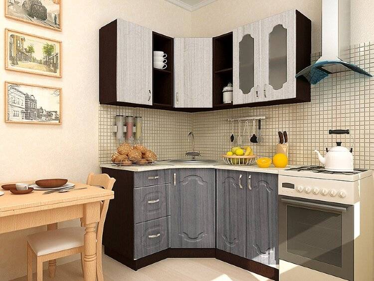 Угловые кухни:175 + (фото) дизайна кухонных гарнитуров