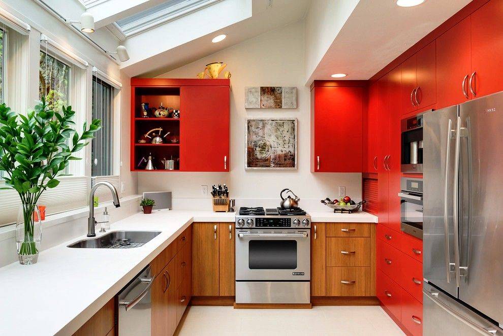 Что такое модульная кухня и встроенная кухня - советы по выбору кухни эконом класса, фото модульных кухонных гарнитуров.