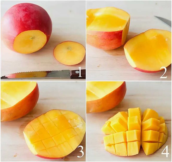 Как разрезать манго: 14 шагов (с иллюстрациями)