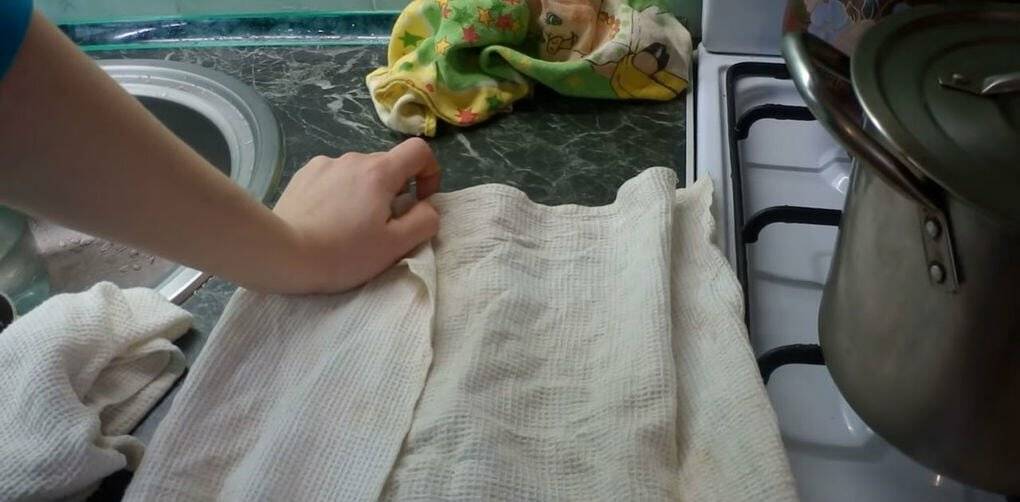 Как стирать кухонные полотенца с растительным маслом и не только? лучшие народные методы