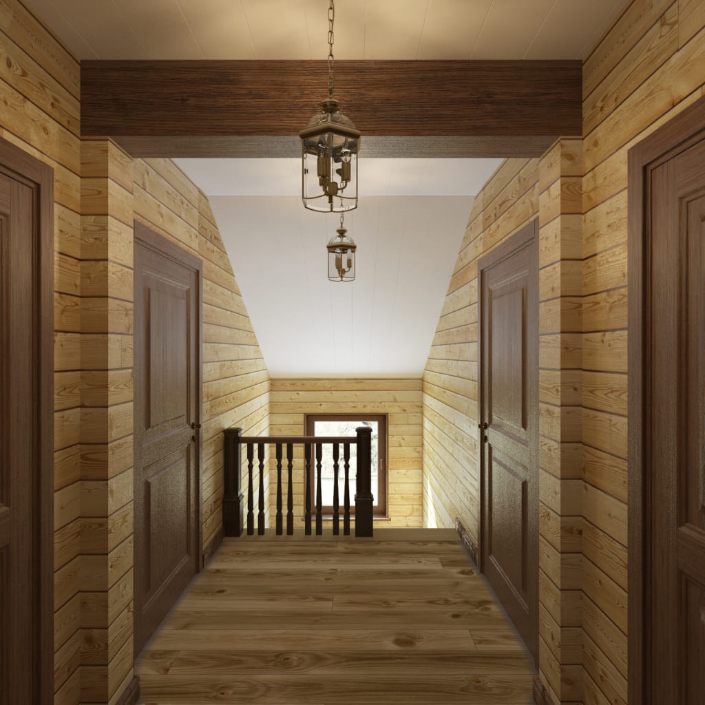 Интерьер прихожей в частном доме, дизайн коридора своими руками + фото