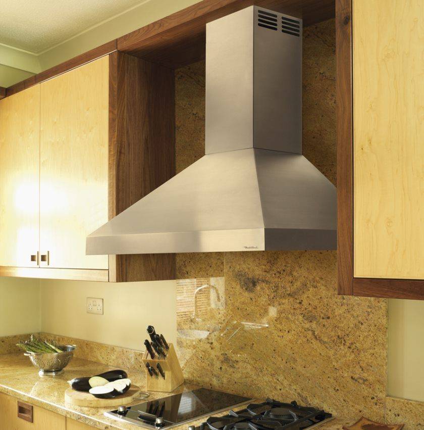 Наклонная вытяжка в интерьере кухни: 35+ фото и идей дизайна