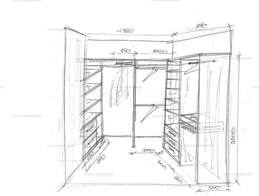 Дизайн гардеробной комнаты маленького размера: фото идей и планировок