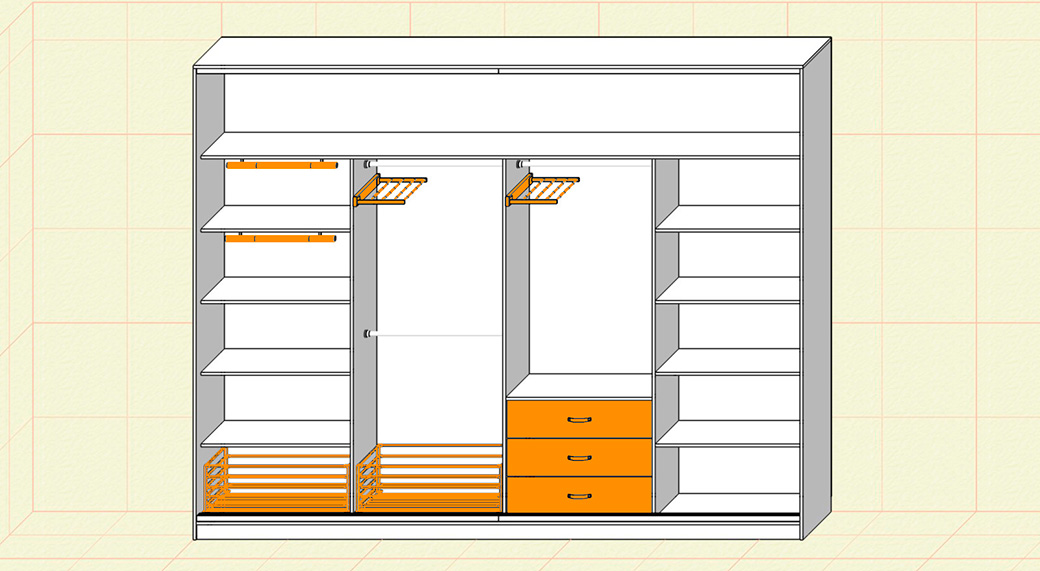 Онлайн конструктор шкафа-купе в 3D - нарисуйте проект за 5 минут