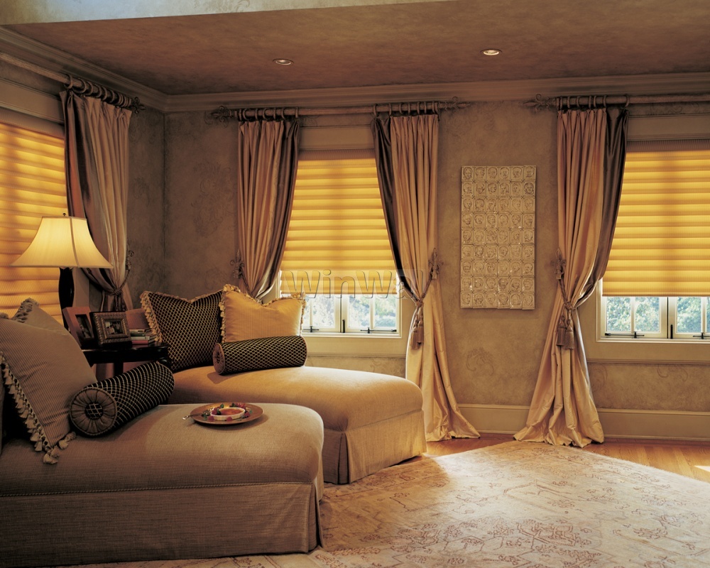 портьеры в спальню в классическом стиле коричневые