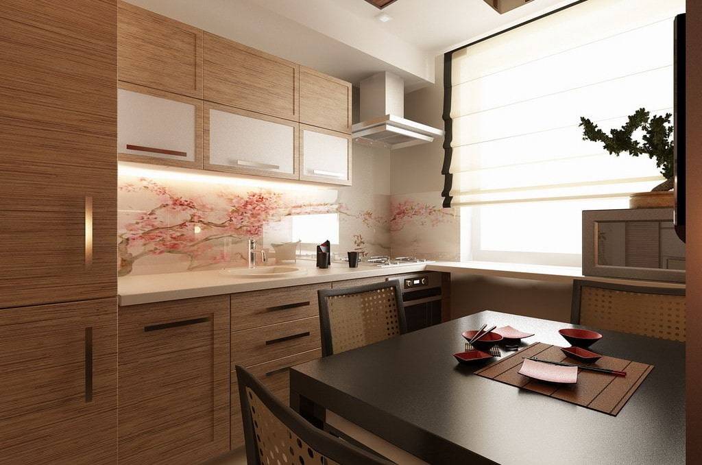 Японский стиль в интерьере спальни, гостиной, кухни, ванной: идеи, фото