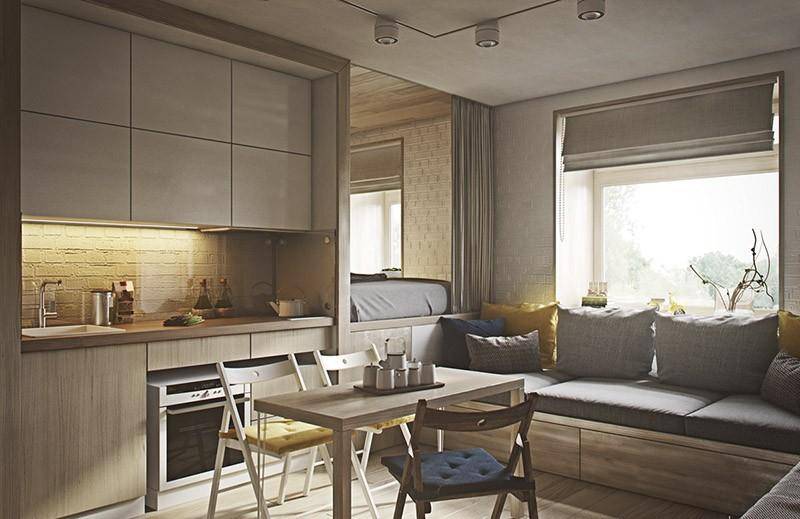 Кухня с диваном - фото лучших дизайн решений по расстановке