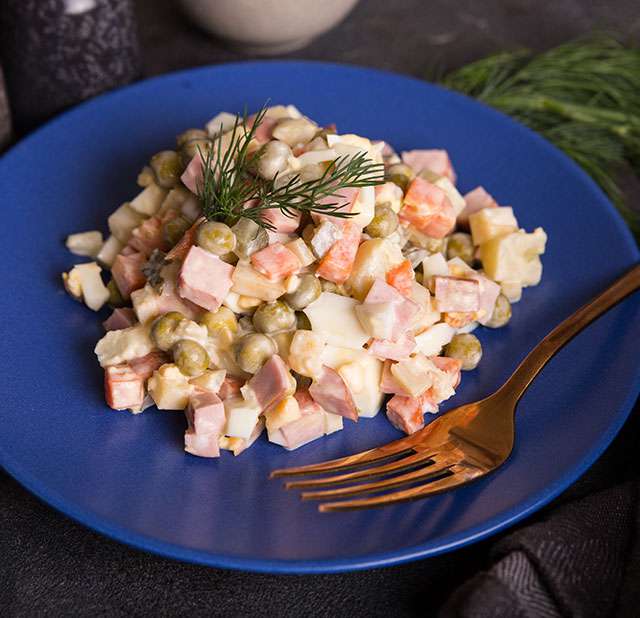 Оливье салат классический рецепт с фото