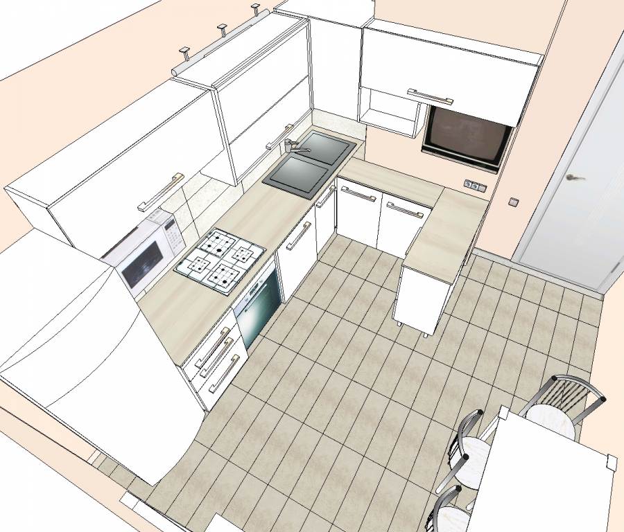 Дизайн кухонь 10 кв. м. идеи, планировка и обустройство :: syl.ru