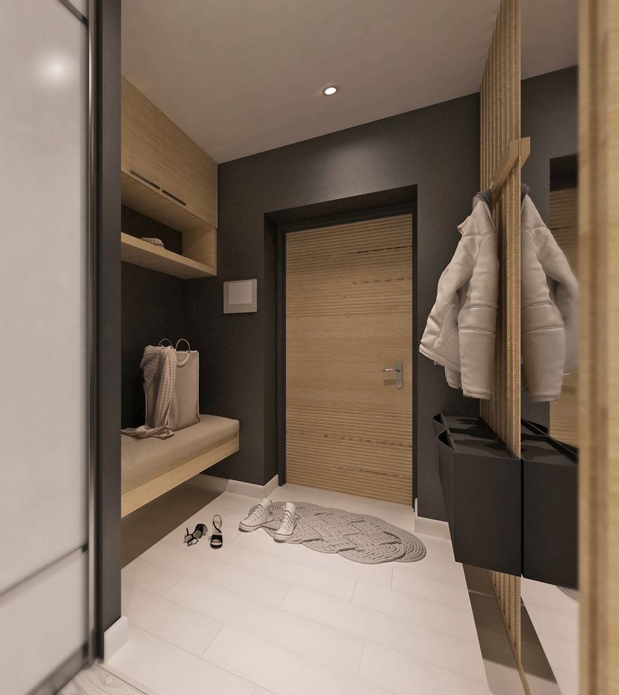 Дизайн маленькой прихожей в квартире: 55 реальных фото интерьеров