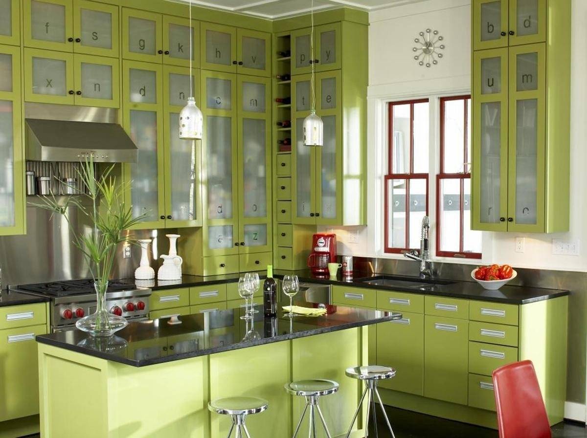 Зеленая кухня 90 фото создания удивительно уютной обстановки кухни зеленых цветов