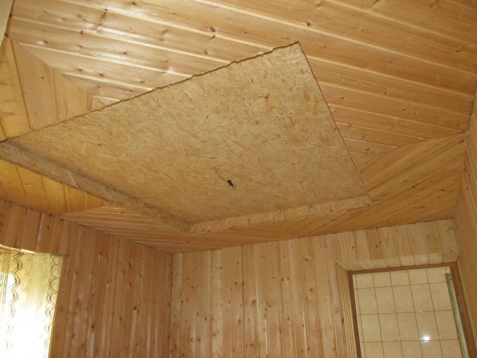 Фанера на потолок в деревянном доме толщина - большая стройка