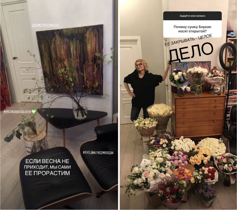 «Вместо кухни я бы лучше сделала кабинет»: экскурсия по квартире Эвелины Хромченко