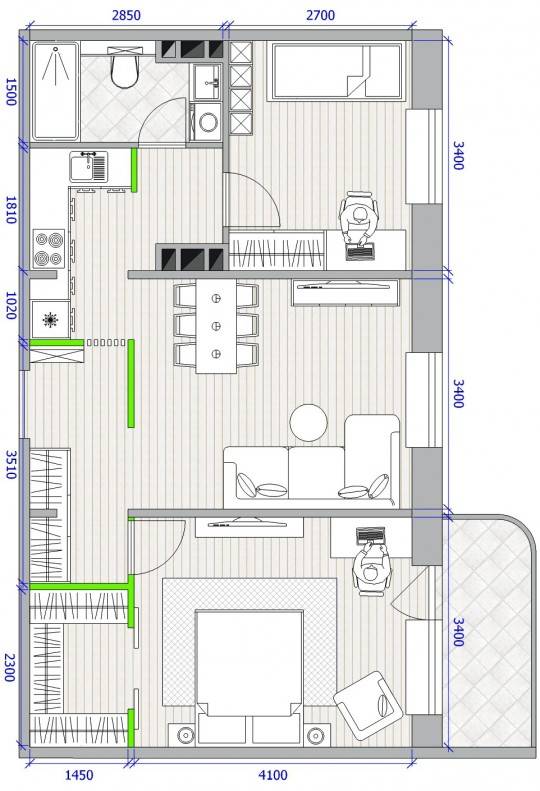 Кухня, совмещенная с балконом: особенности планировки, правила зонирования, варианты дизайна интерьера, интересные идеи оформления, реальные фото