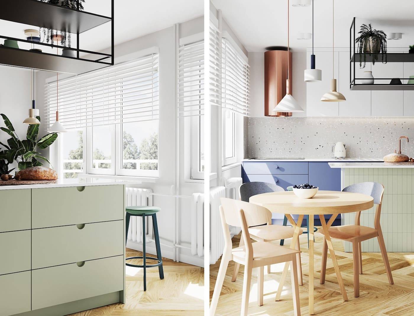Новинки дизайна маленькой кухни 2020 года: увеличение пространства правильной планировкой. выбор цветовых оттенков для маленькой кухни. особенности мебели и освещения (фото + видео)