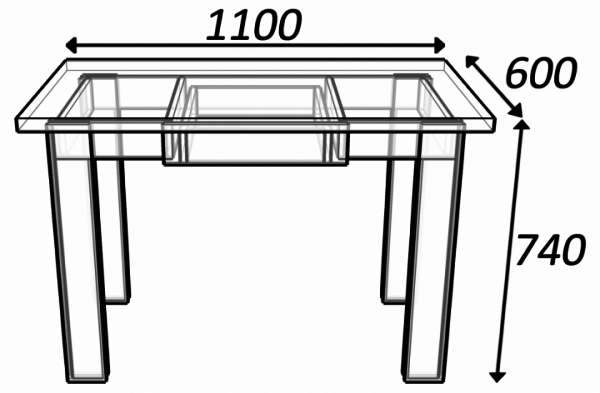 Размер кухонного стола: учёт размеров помещения, разнообразие конструкций, всевозможные формы