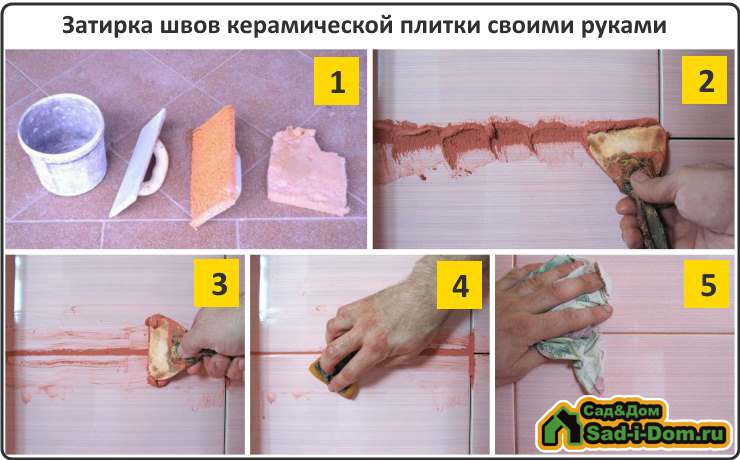 Как произвести затирку швов напольной плитки своими руками: описание процесса с фото и видео