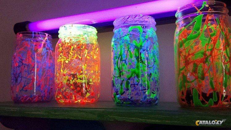 Флуоресцентная краска — характеристика и сфера применения, виды и способ нанесения, как сделать своими руками