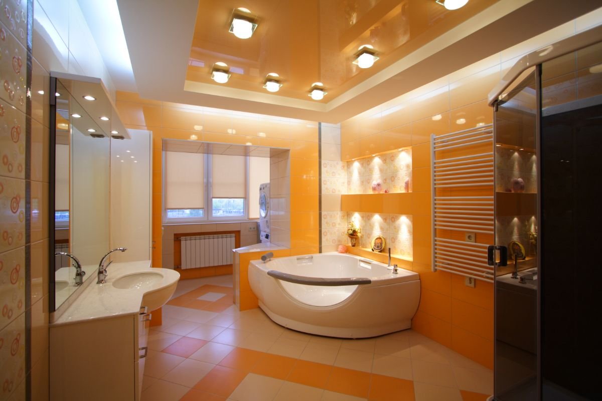 ванные комнаты освещение дизайн фото