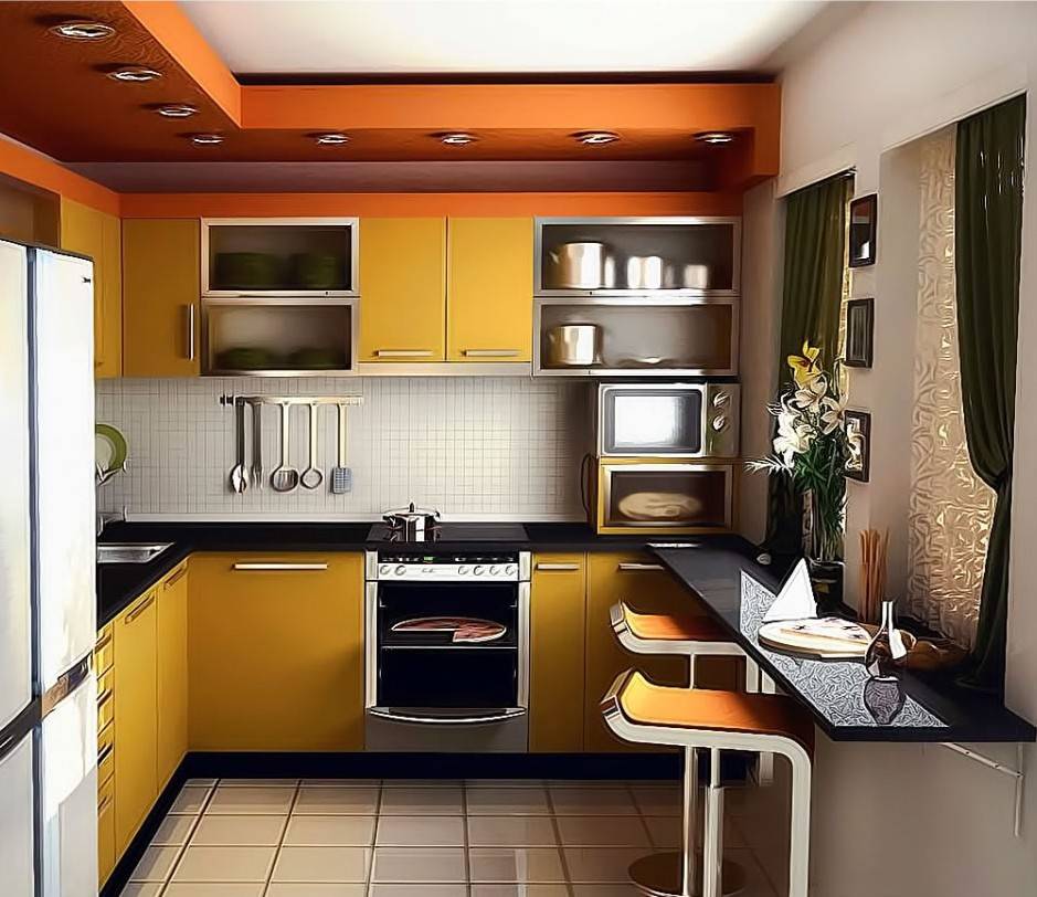 Кухня 4 кв.м: 10 способов обустроить её по максимуму + фото дизайна интерьеров