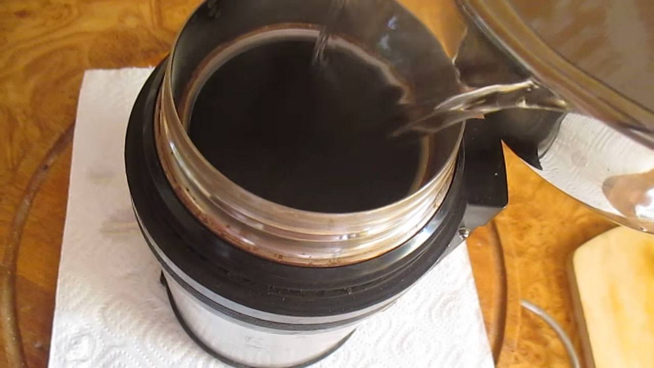 Как вымыть термос от налета чая и кофе и устранить неприятные запахи