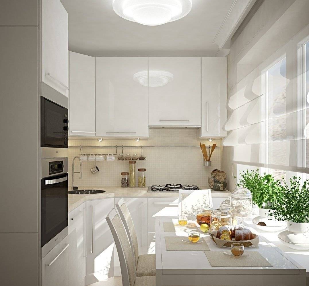 Дизайн интерьера кухни 9 кв метров: фото идей и проектов планировки и оформления