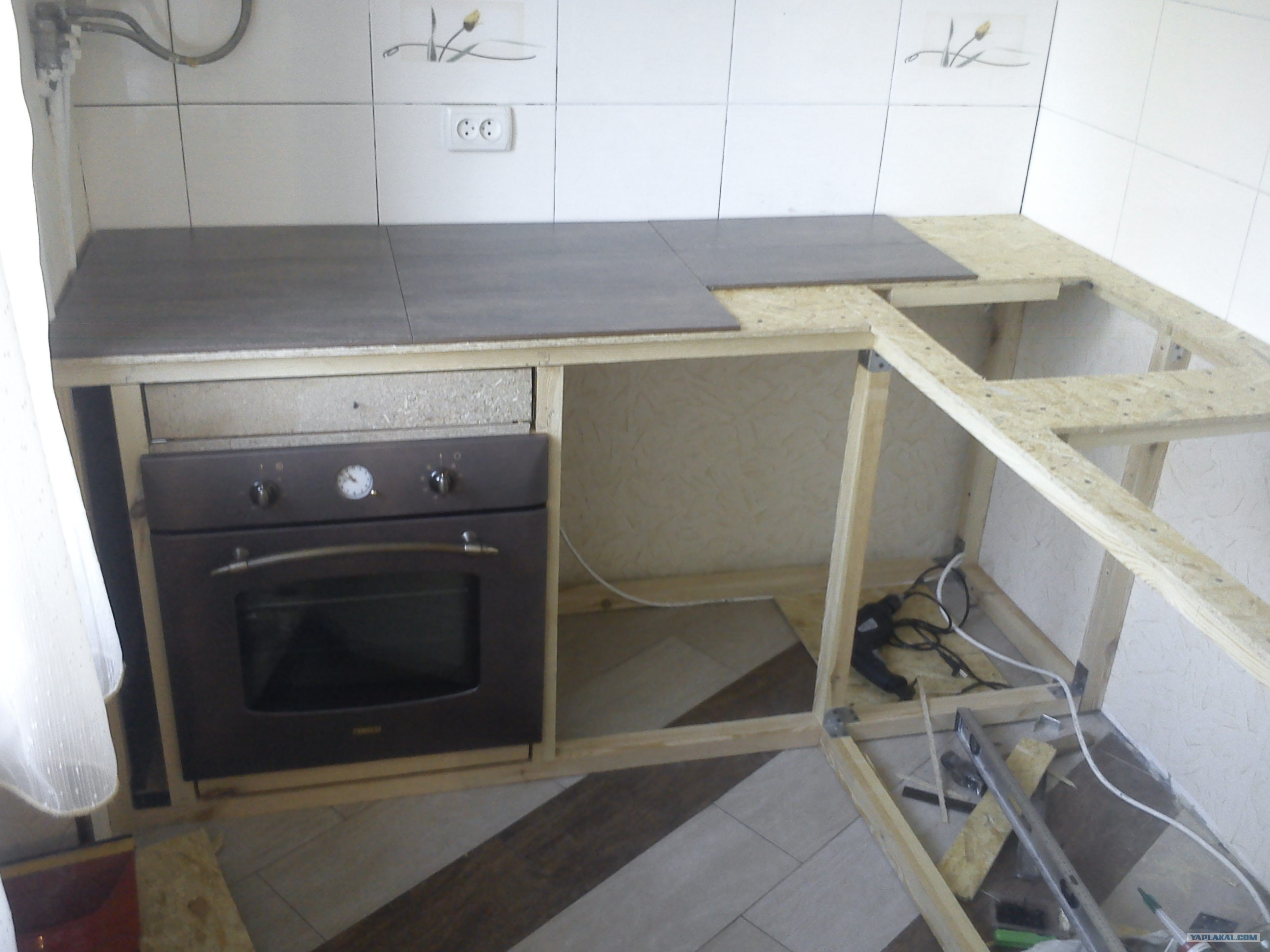 Кухня из фанерного листа - как сделать мебель своими руками
