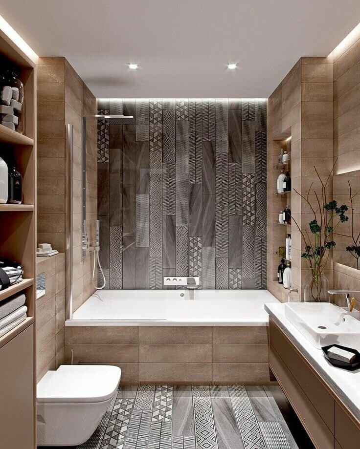 Дизайн ванной комнаты: примеры и полезные советы