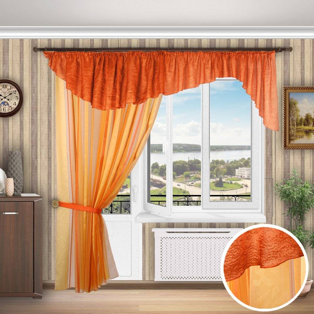 Как легко подобрать идеальные шторы для кухни с балконом