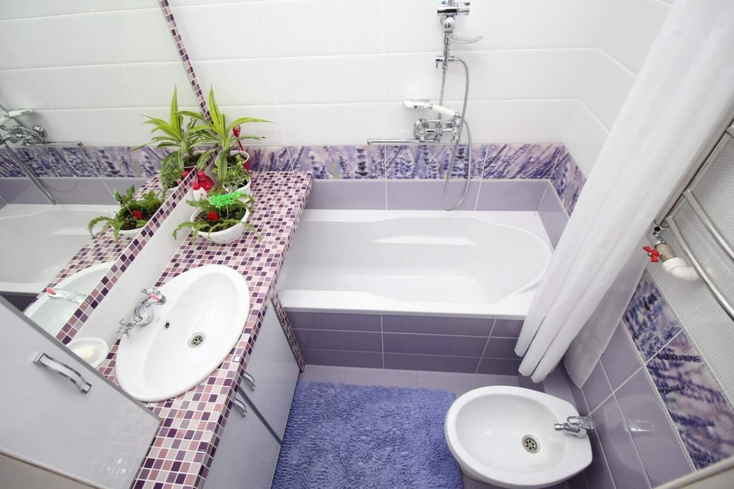 Ванная комната 3 кв метра: без туалета, с туалетом и стиральной машиной, с душевой кабиной, особенности планировки, дизайн интерьера, реальные фото
