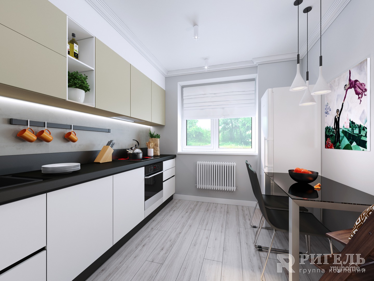 Дизайн кухни 12 кв м - новинки 2020: фото