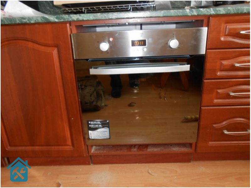 Как установить духовой шкаф в кухонный гарнитур самостоятельно