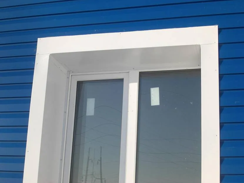 Как сделать наружные металлические откосы на окна