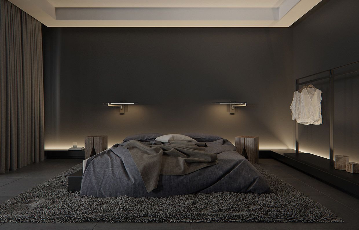 Спальня в темных тонах: фото интересных идей дизайна темной спальни