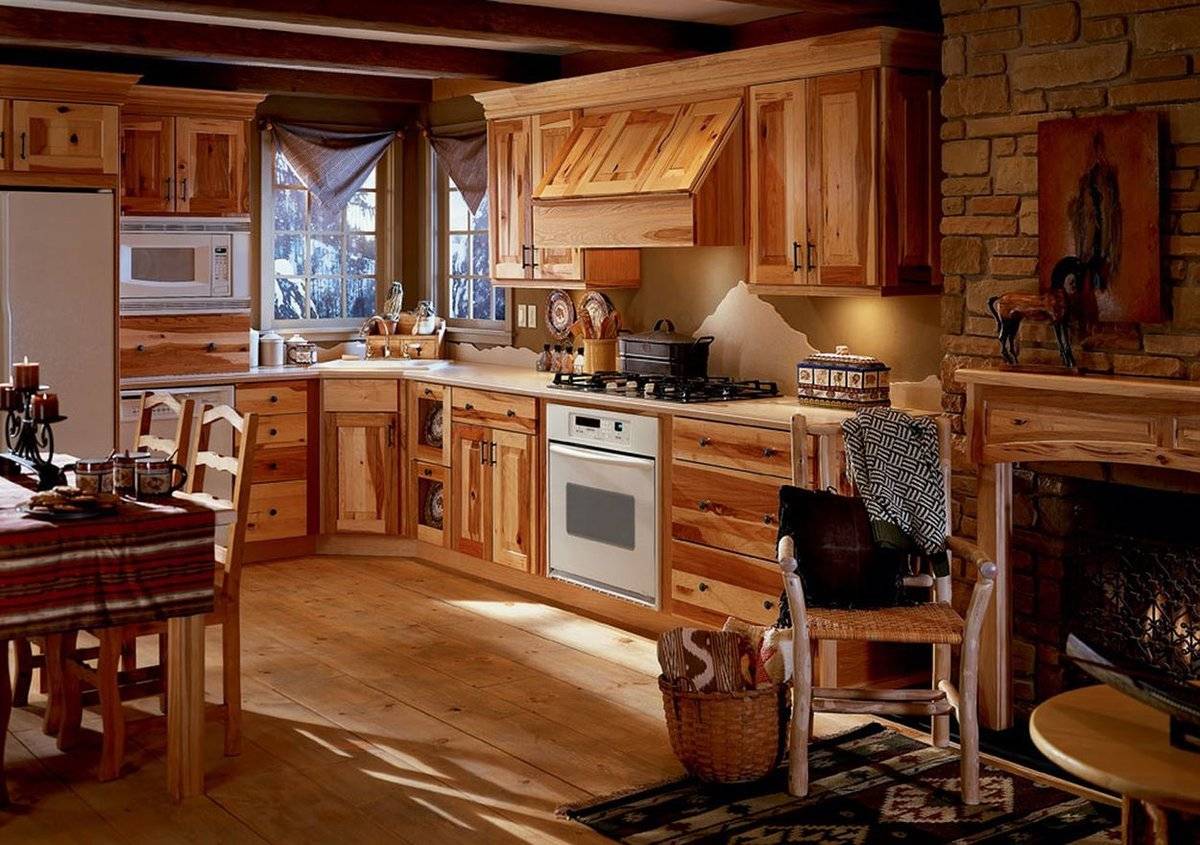 Кухня в деревенском стиле: дизайн и особенности интерьера для загородного дома