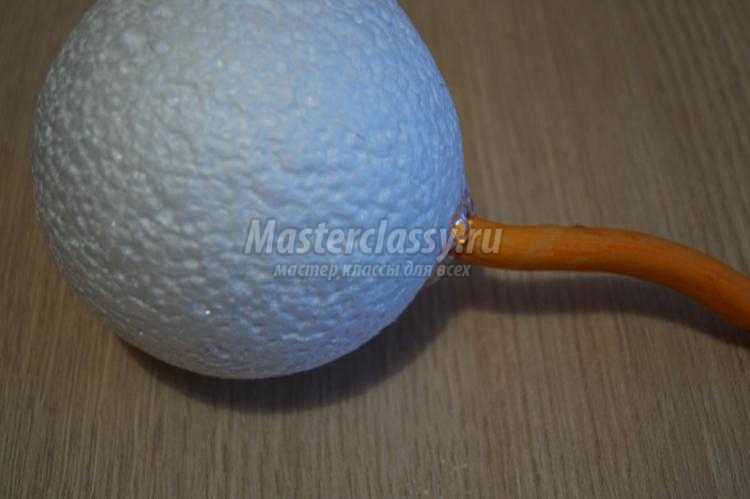 Как сделать шар для топиария своими руками из пенопласта